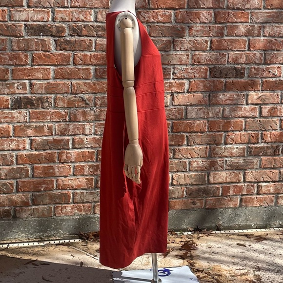 Express orange bodycon form fitting midi dress / XL / Excellent condition - Picture 8 of 17